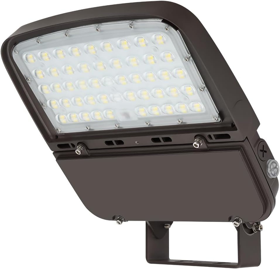 LED Parking Lot Light 150W/100W/75W Adjustable, 22500lm (150lm/W) 5000K 100-277V, Waterproof LED Shoebox Light with Dusk-to-Dawn Photocell, Trunnion Mount, ETL Listed LED Parking Lot Light 150W/100W/75W Adjustable, 22500lm (150lm/W) 5000K 100-277V, Waterproof LED Shoebox Light with Dusk-to-Dawn Photocell, Trunnion Mount, ETL Listed