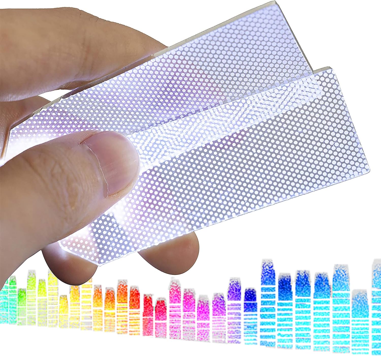 [ RGB  Dynamic Pattern ] led Light Decorations Flexible Helmet Lights Cosplay DIY kit RGB Superhero for Men Gifts - Dynamic Color RGB