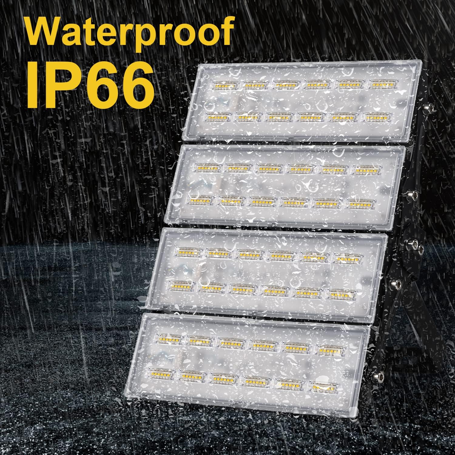 400W LED Flood Light Outdoor, 43500lm 6000K Ultra Bright Yard Security Lights IP66 Waterproof Outdoor Work Lights Daylight White, Adjustable Heads, Perfect for Garden, Street, Parking Lot 400W LED Flood Light Outdoor, 43500lm 6000K Ultra Bright Yard Security Lights IP66 Waterproof Outdoor Work Lights Daylight White, Adjustable Heads, Perfect for Garden, Street, Parking Lot