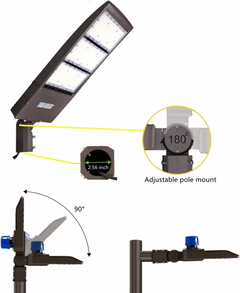 450W Dimmable LED Parking Lot Light Review