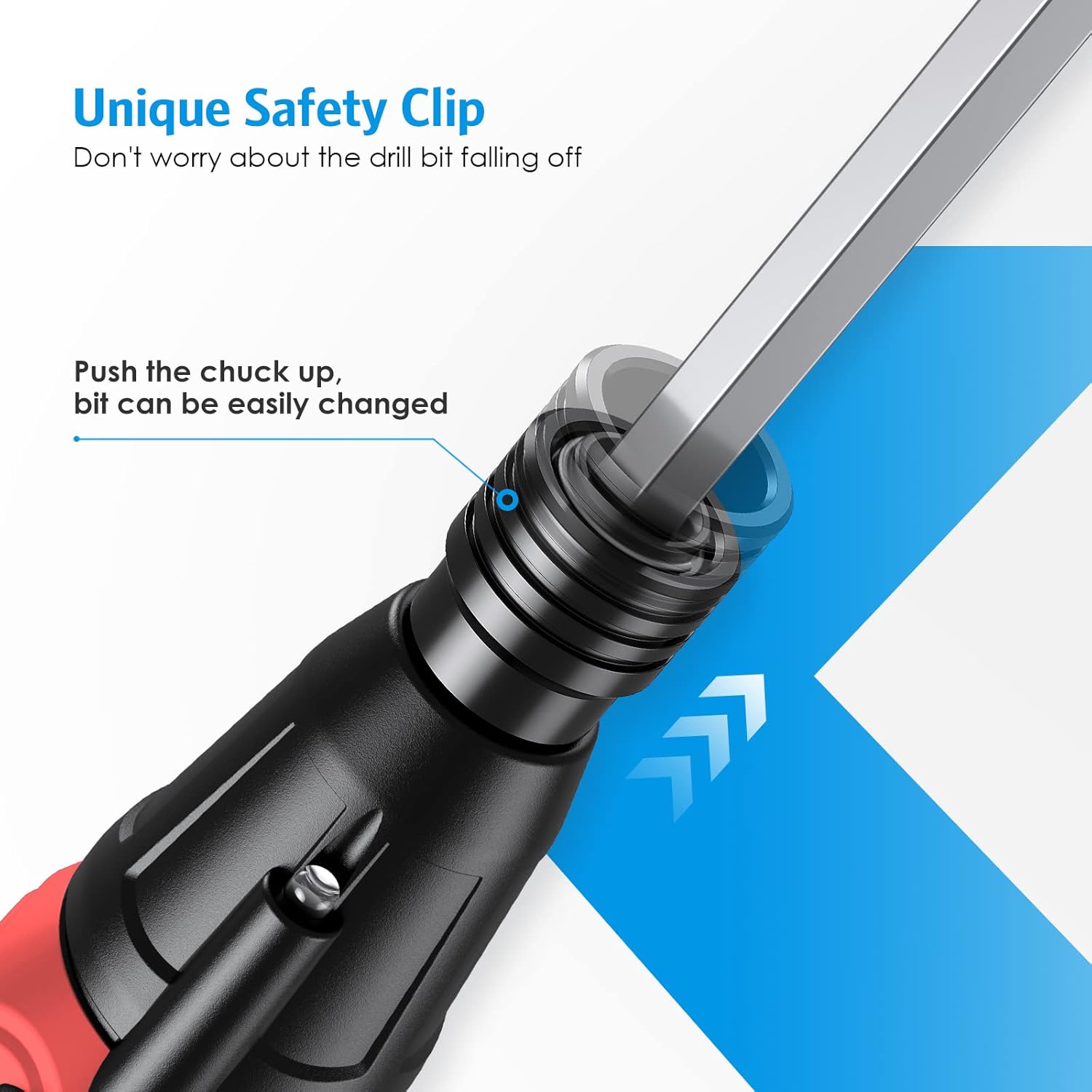 AMIR Power Screwdriver Cordless Rechargeable, Electric Screwdriver Sets, Portable Automatic Home Repair Tool Kit, Motorized Screwdriver with LED Lights and USB Cable, Blue AMIR Power Screwdriver Cordless Rechargeable, Electric Screwdriver Sets, Portable Automatic Home Repair Tool Kit, Motorized Screwdriver with LED Lights and USB Cable, Blue