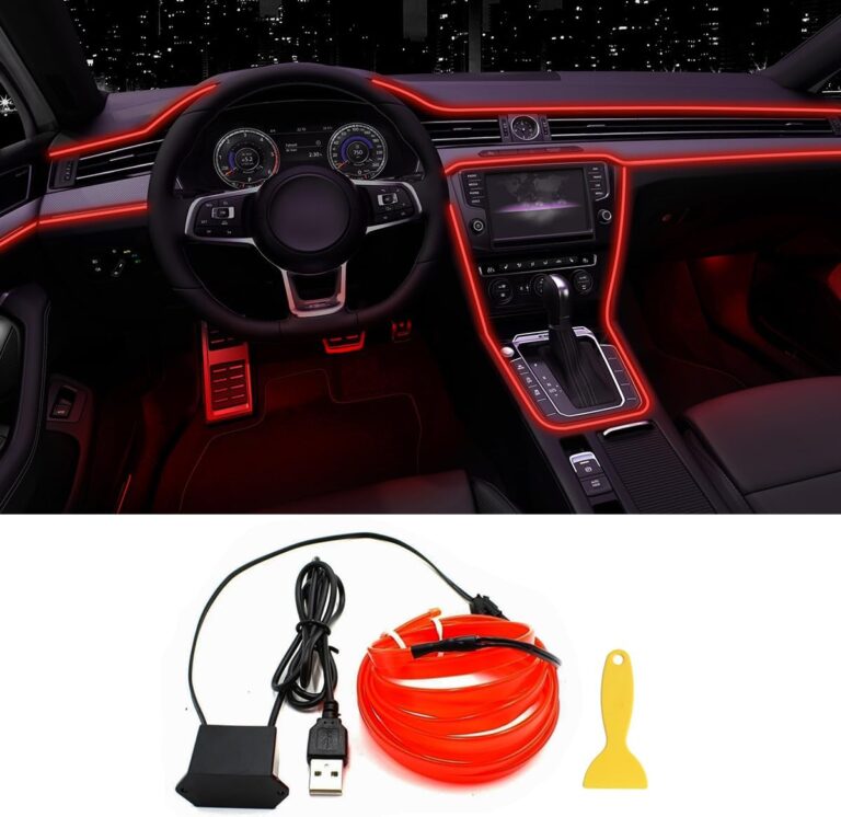 EL Wire Interior Car LED Strip Lights Review