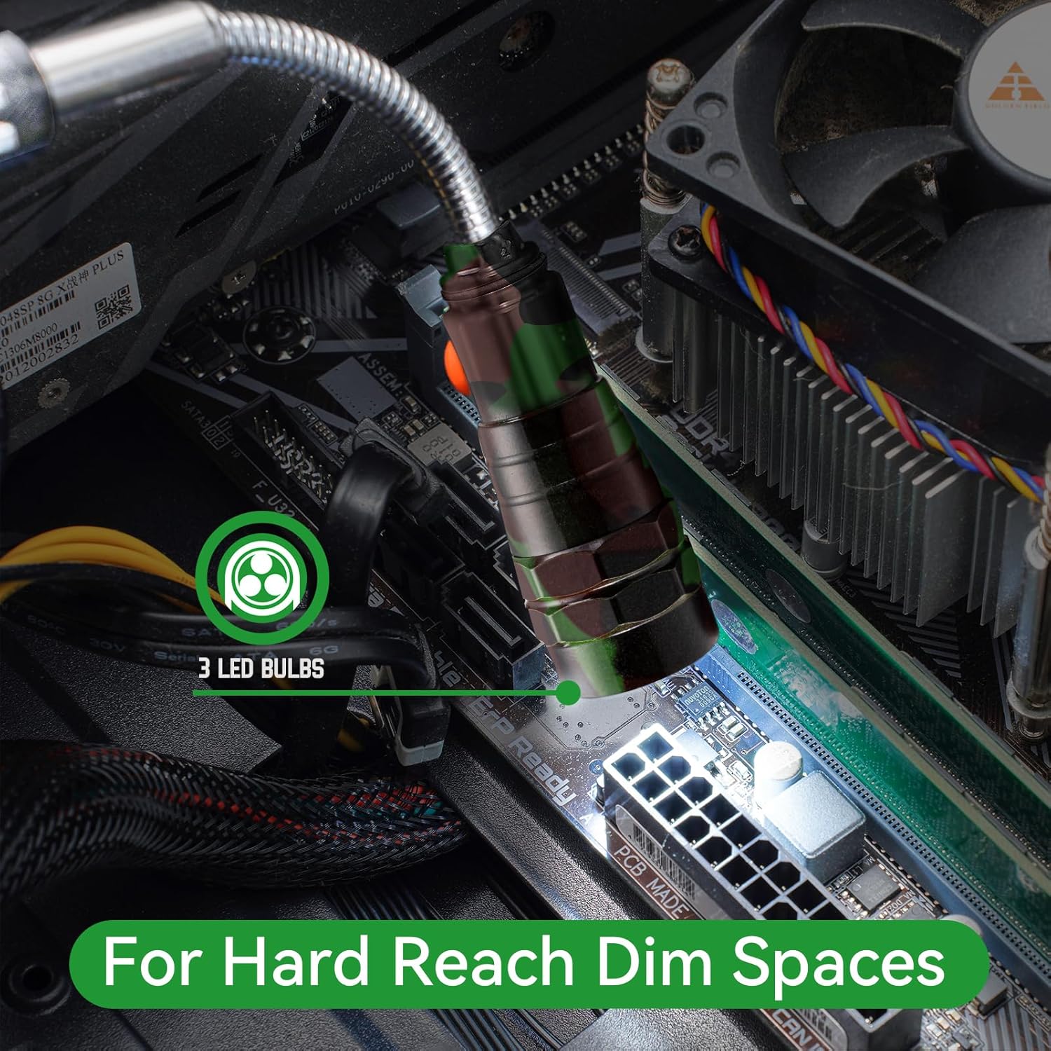 LED Magnetic Pickup Tools, Fathers Day Dad Gifts from Daughter Wife Son, Telescoping Magnetic Flashlights with Extendable Magnet Stick, Birthday Gifts for Men, Him, Dad, Boyfriends, Black