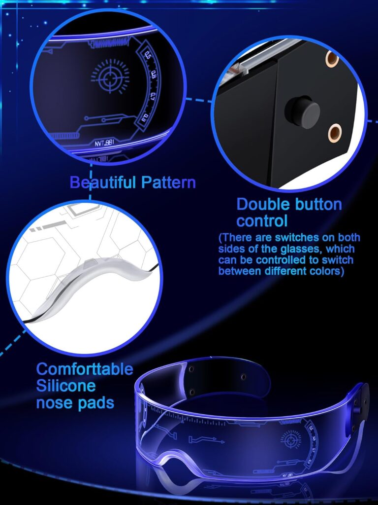 TOODOO LED Visor Glasses Review