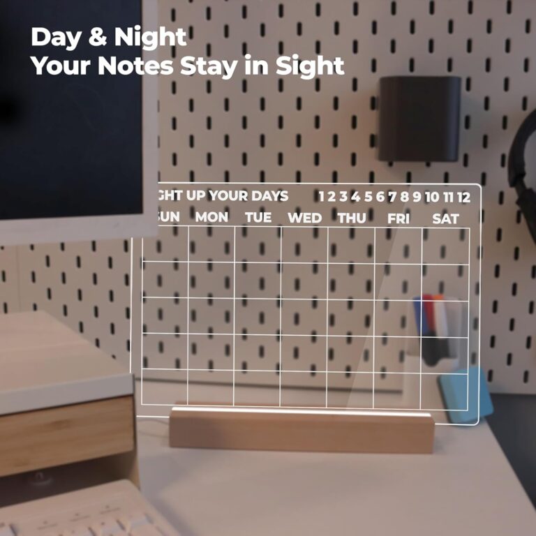 Dry Erase Board with Light Review