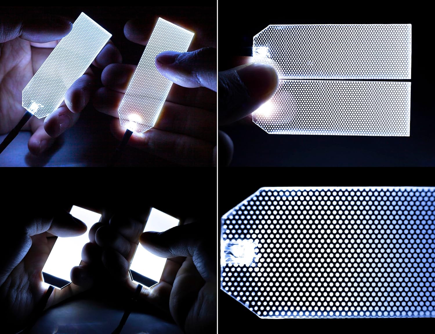 Iron Man Adaptable Helmet LED Light Decorations Batman LED Lights Adaptable Cosplay DIY Kit Decor RGB Superhero for Men Presents