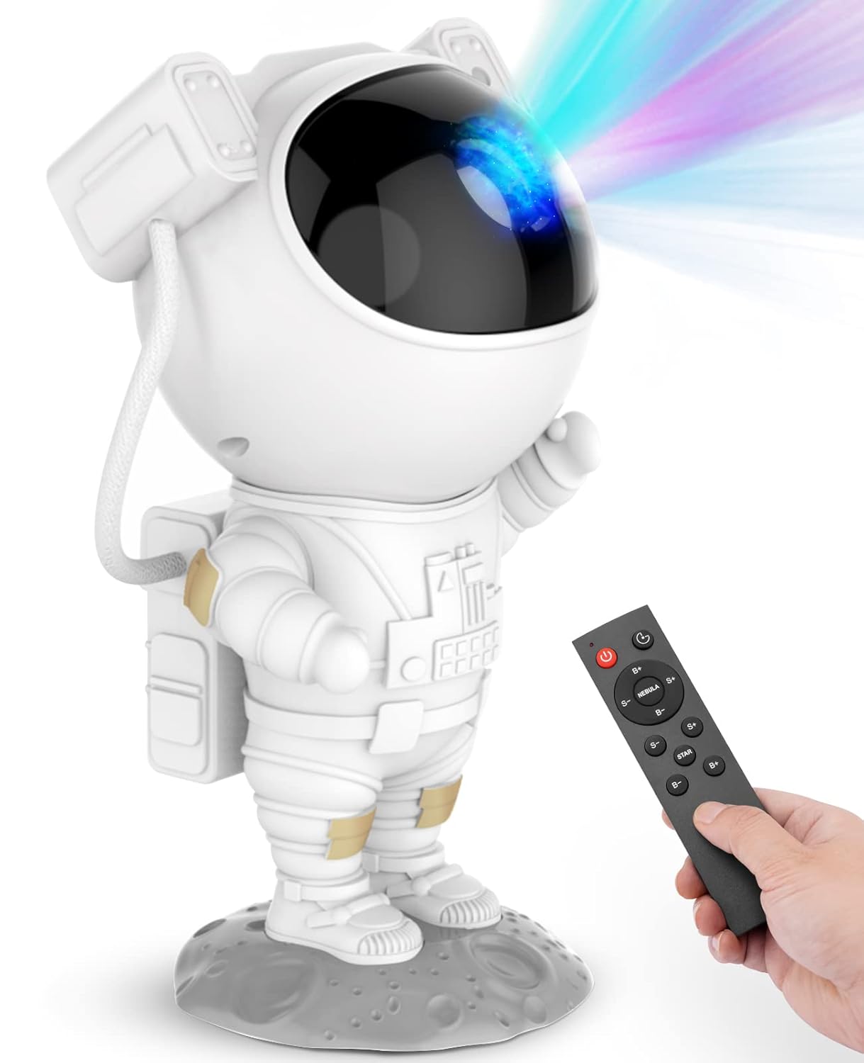 Star Projector Galaxy Night Light - Astronaut Space Projector, Starry Nebula Ceiling LED Lamp with Timer and Remote, Kids Room Decor Aesthetic, for Christmas Birthdays