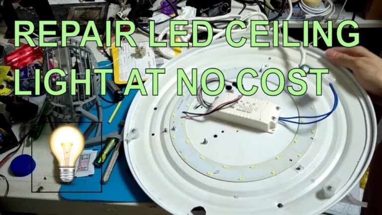 How to Fix Led Lights in Ceiling