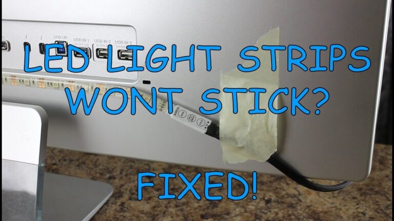 How to Make Led Lights Stick Again