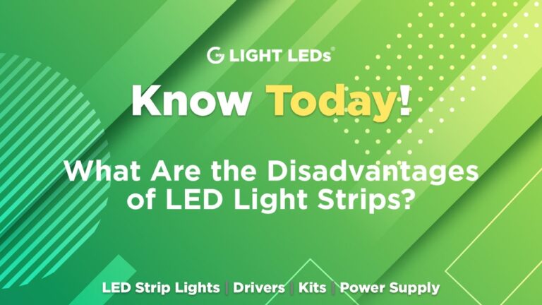 What are the Disadvantages of Led Light Strips
