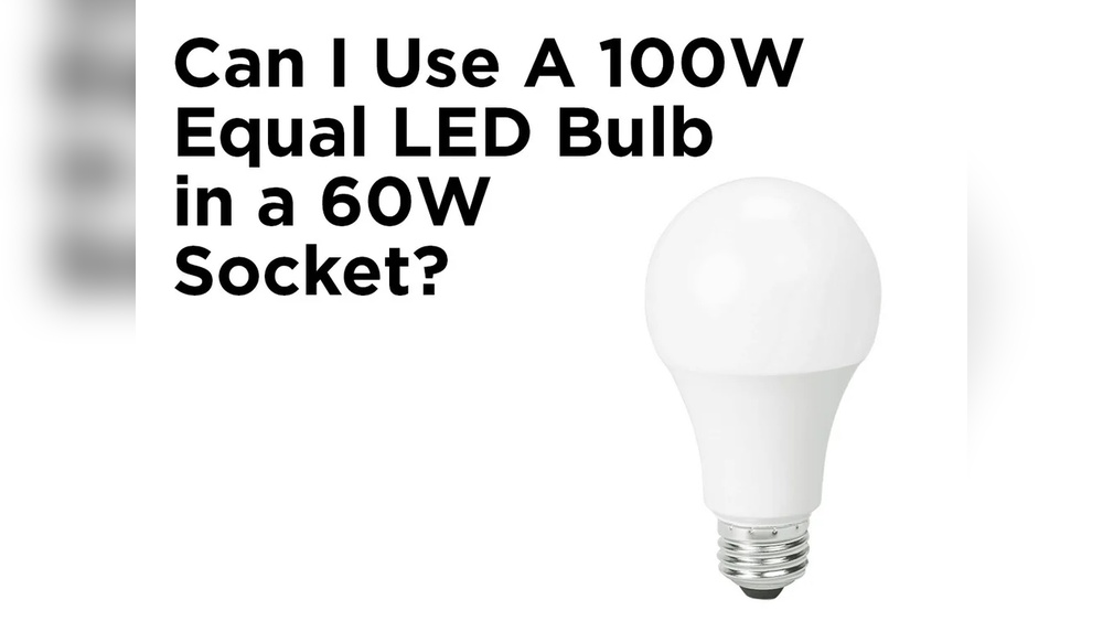 What is the Meaning of 100W Written on the Led Bulb